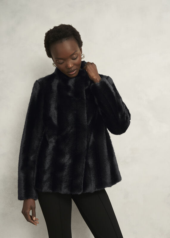 Misha Faux Fur Coat