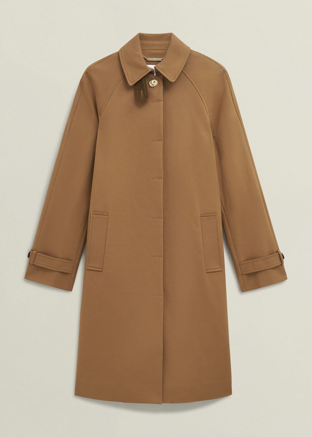 Vienna Shower Resistant Trench Coat, Cinnamon Brown, hi-res
