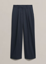Lauren Wide Pants, Dark Slate Blue, hi-res