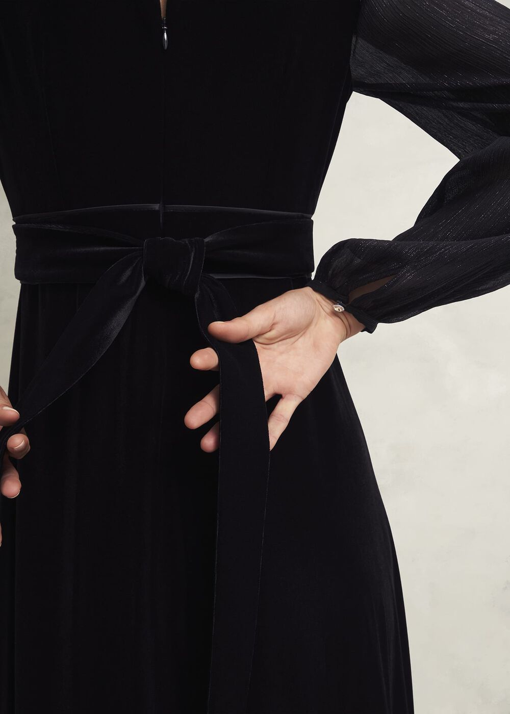 Marissa Dress, Hobbs Black, hi-res