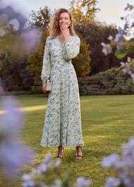 Thea Tie Belted Dress Outfit, , hi-res