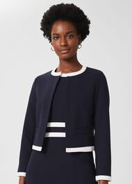 Candice Jacket, Navy Ivory, hi-res