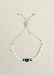 Priscilla Bracelet, Green Ivory, hi-res