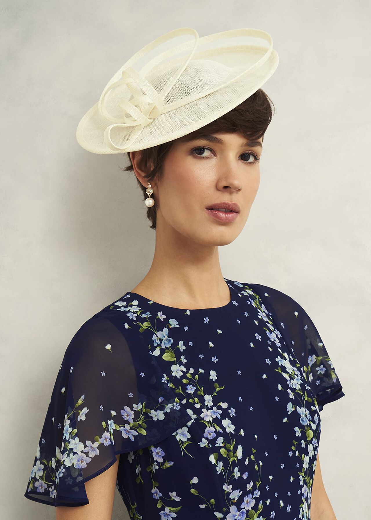 Shona Fascinator, Buttercream, hi-res