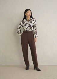 Sherry Blouse, Beige Chocolate, hi-res