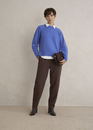 Morgan Sweater, Thistle Blue, hi-res