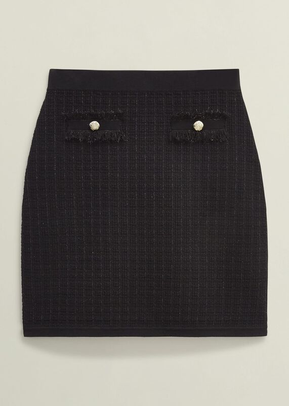 Sairey Sparkle Knitted Skirt 