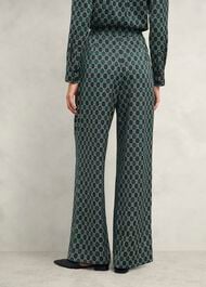 Finwell Satin Trousers, Multi, hi-res