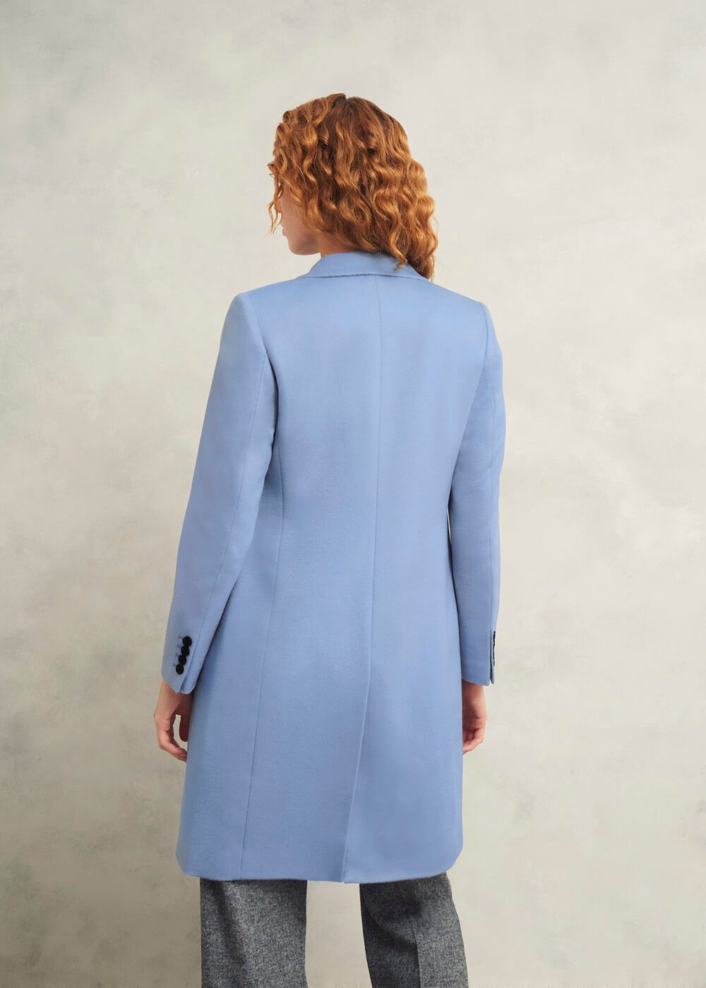 Petite Cavendish Wool Coat, Pale Blue, hi-res