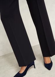 Mel Wide Pants, Navy, hi-res