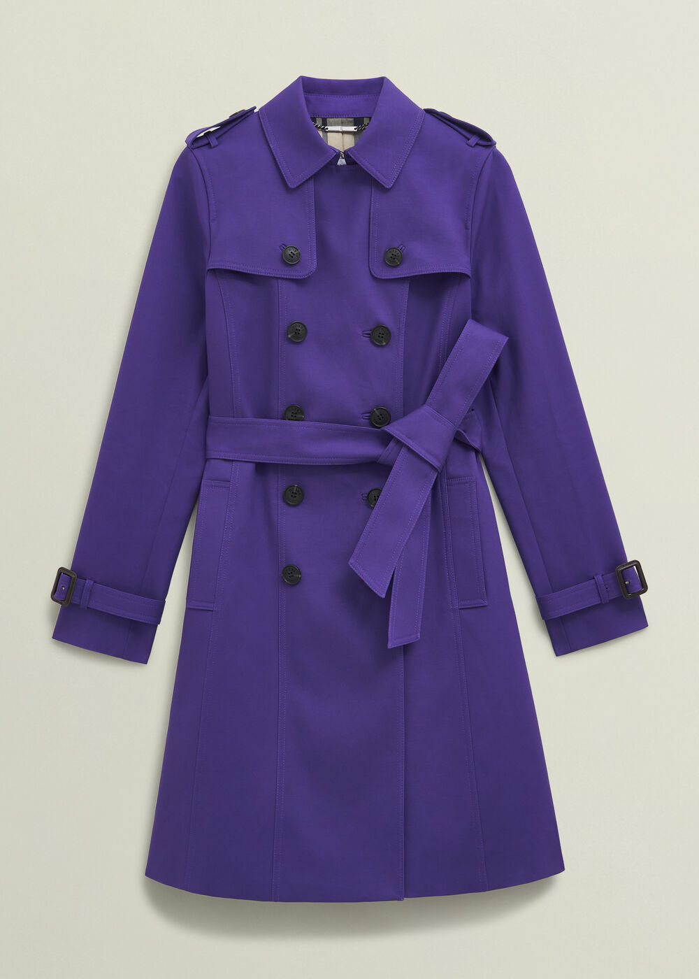Petite Skylar Shower Resistant Trench Coat, Future Purple, hi-res