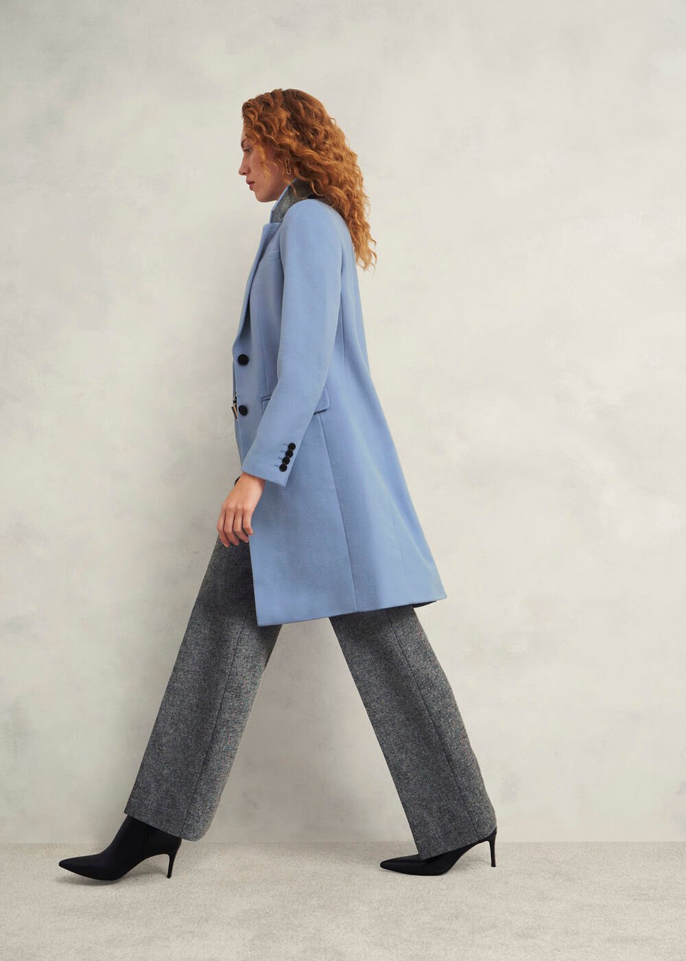Petite Cavendish Wool Coat, Pale Blue, hi-res