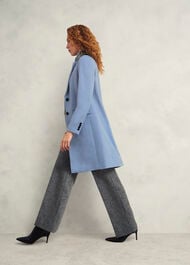 Petite Cavendish Wool Coat, Pale Blue, hi-res