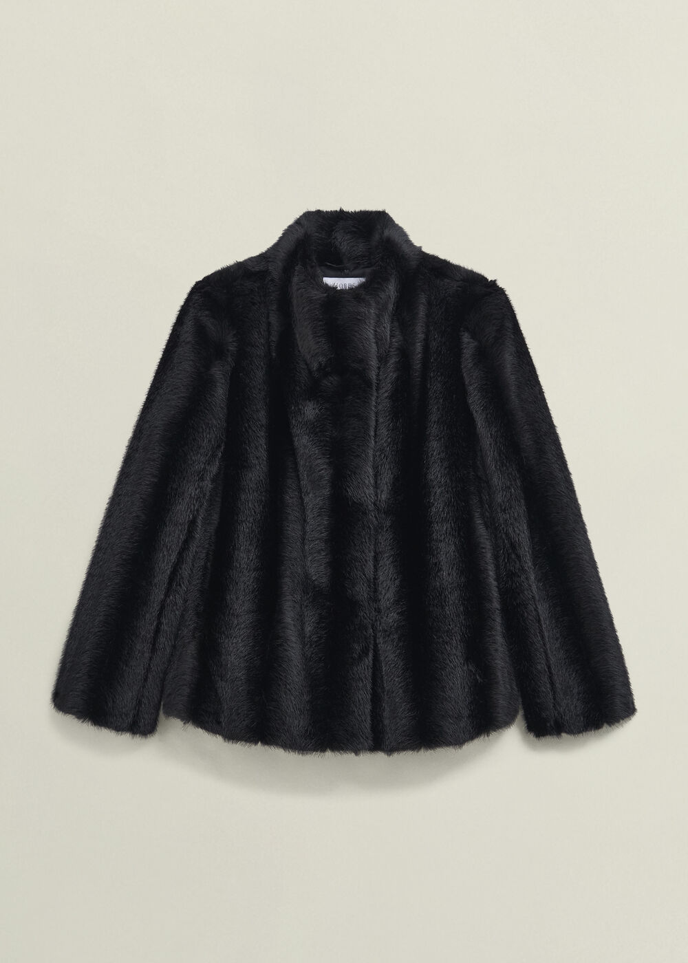 Misha Faux Fur Coat, Black, hi-res