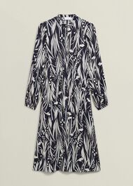 Colette Dress, Navy Ivory, hi-res