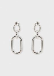 Avery Earrings, Silver, hi-res