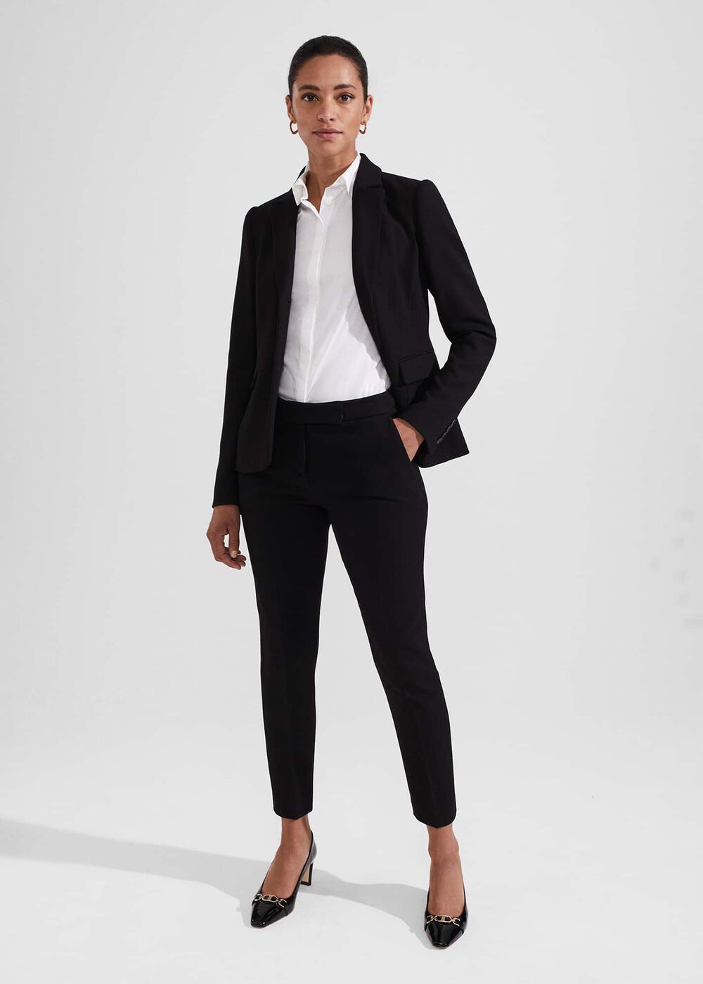 Petite Charley Pants, Black, hi-res