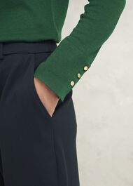 Perla Merino Wool Sweater, Agate Green, hi-res
