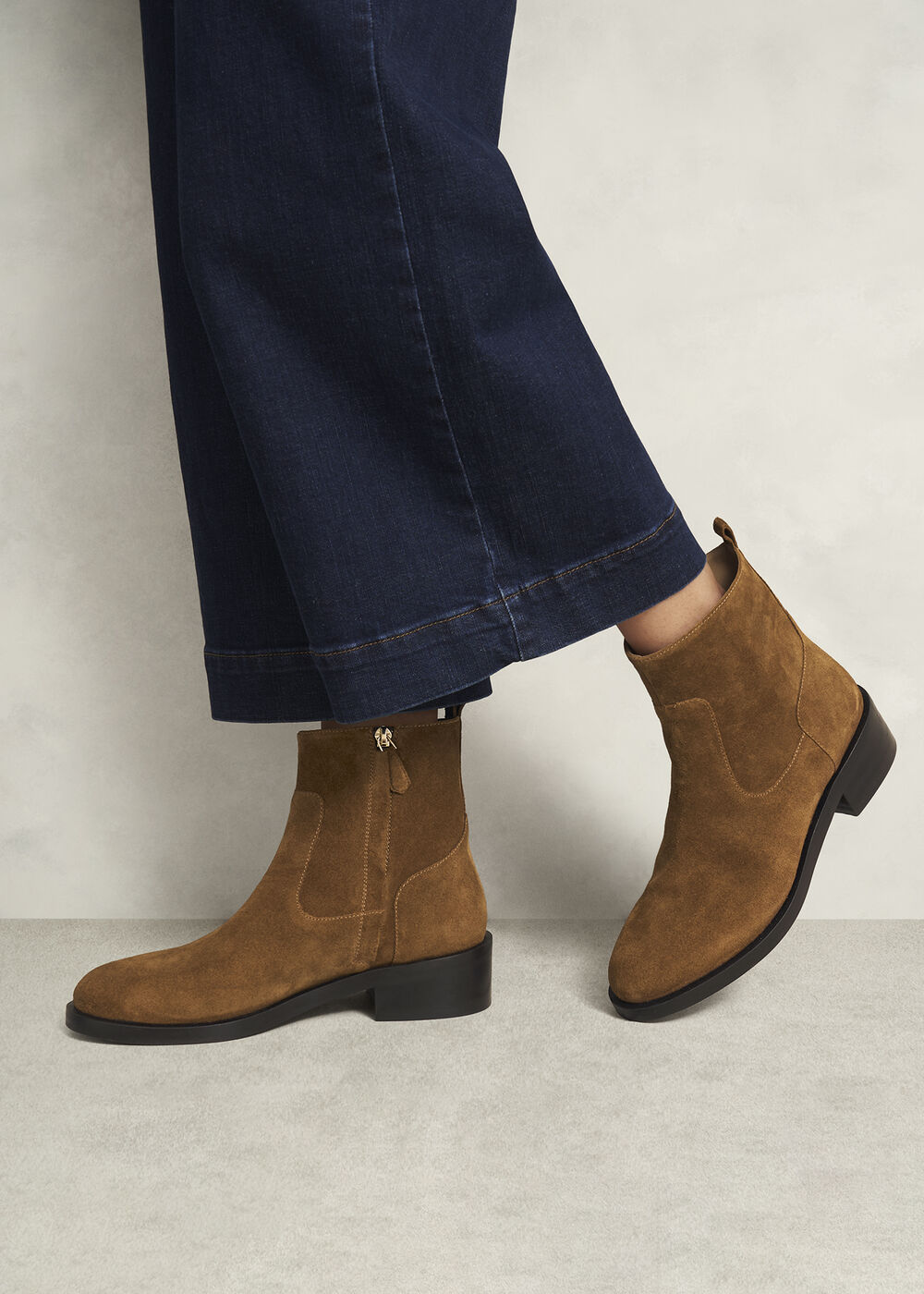 Georgie Ankle Boots, Tan, hi-res