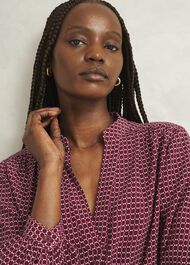 Mila Blouse, Red Multi, hi-res