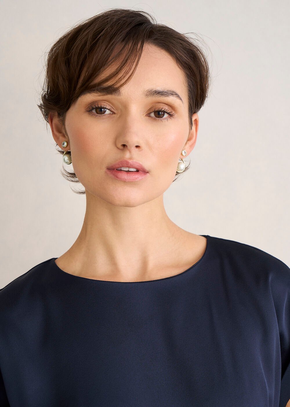 Robyn Glass Earrings, Gold, hi-res