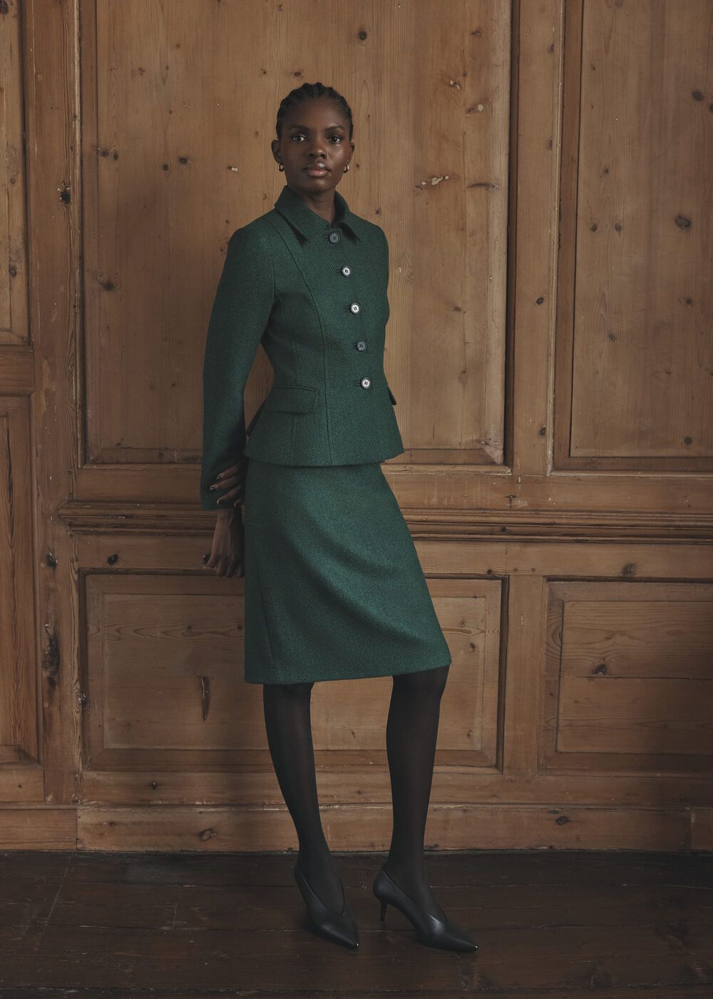 Daniella Wool Jacket, Green Multi, hi-res