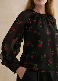 Ryton Blouse, Black Multi, hi-res