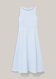 Beatrix Embellished Trimmed Dress, Pale Blue, hi-res