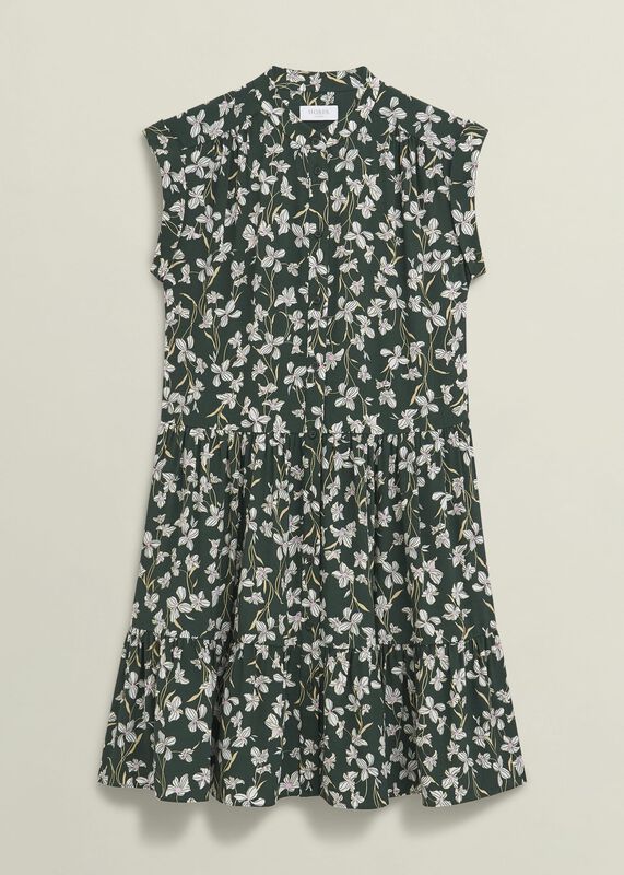 Green Floral Layla Mini Dress