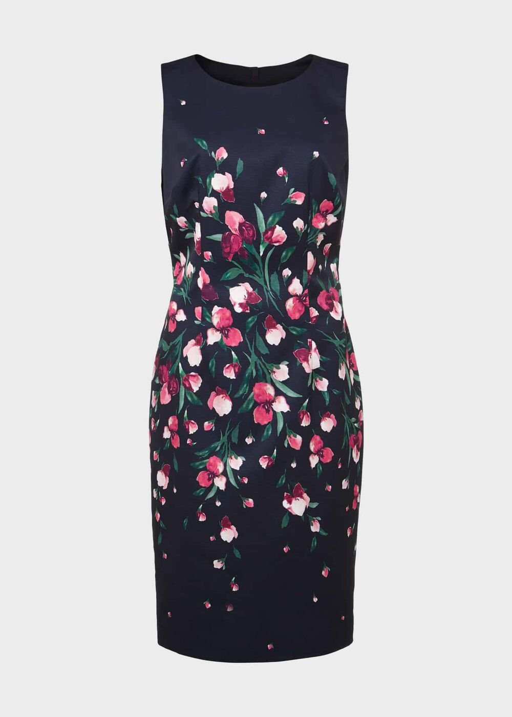 Petite Moira Floral Dress, Navy Multi, hi-res