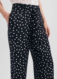 Astrid Crop Pants, Navy Ivory, hi-res