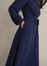 Lettie Dress, Midnight Navy, hi-res