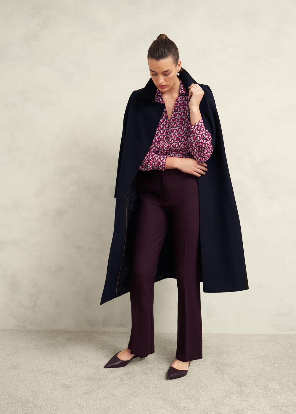 Abigail Blouse, Pink Multi, hi-res