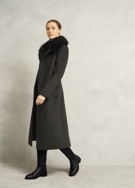 Perrie Leather Knee Boots, Black, hi-res