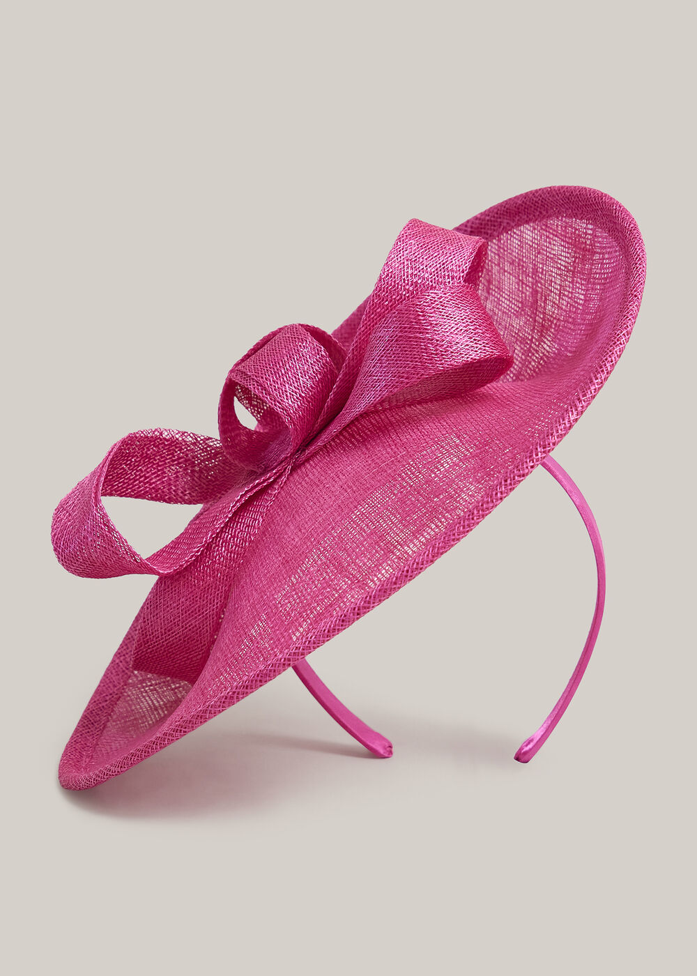 Quinn Fascinator, Bright Pink, hi-res