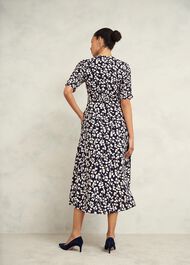 Petite Bonnie Dress, Navy Cream, hi-res