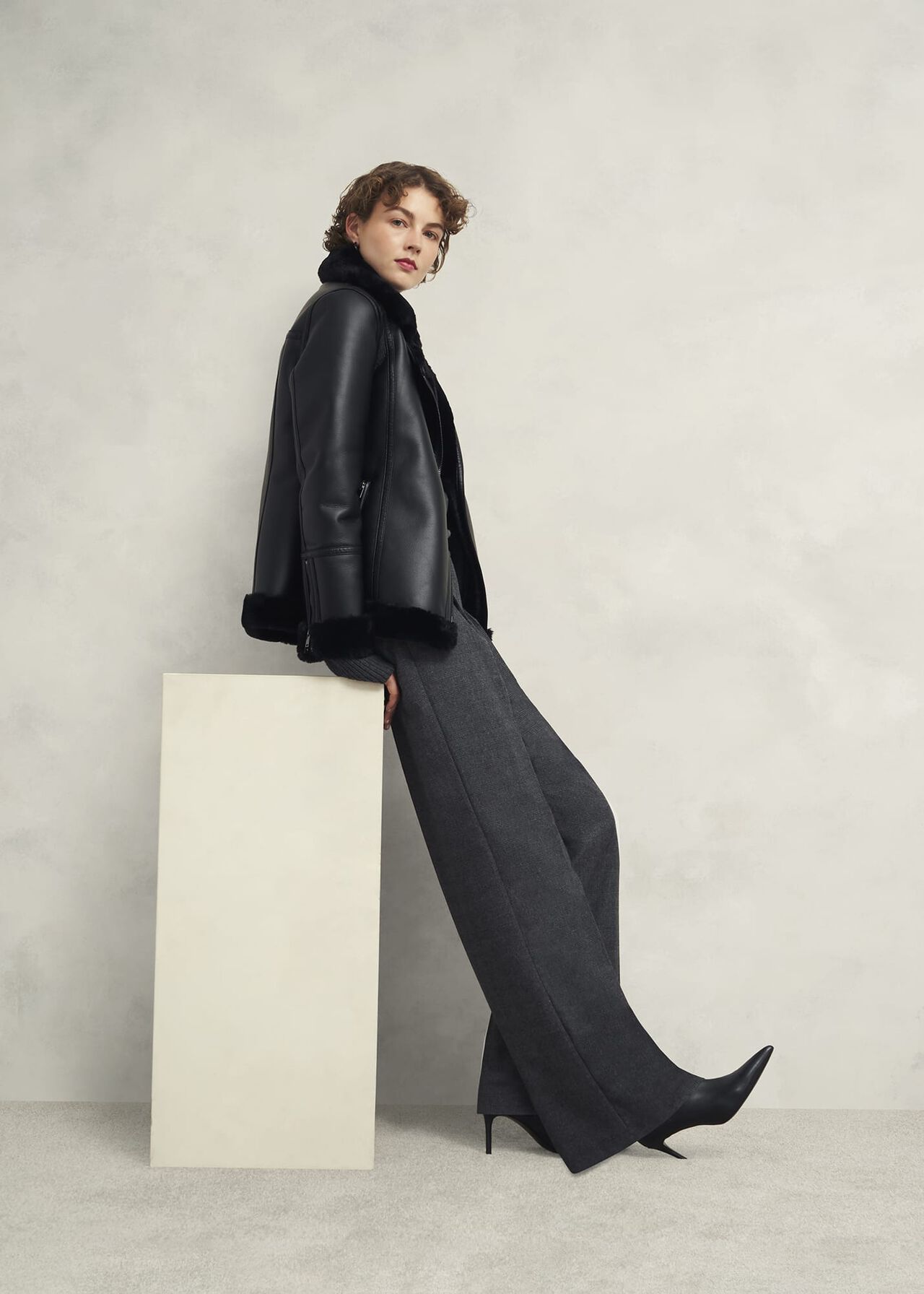 Middleton Pants With Wool , Grey Black, hi-res