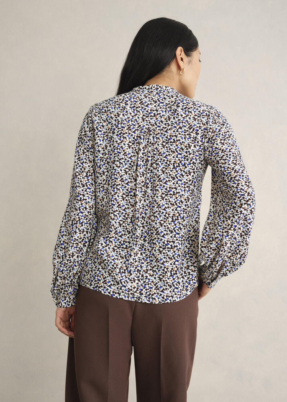 Mila Blouse, Cream Multi, hi-res