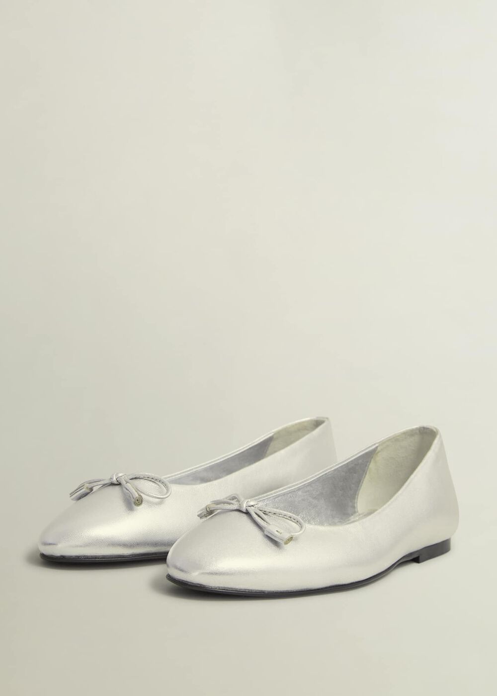 Priya Ballet Flats, Silver Metallic, hi-res