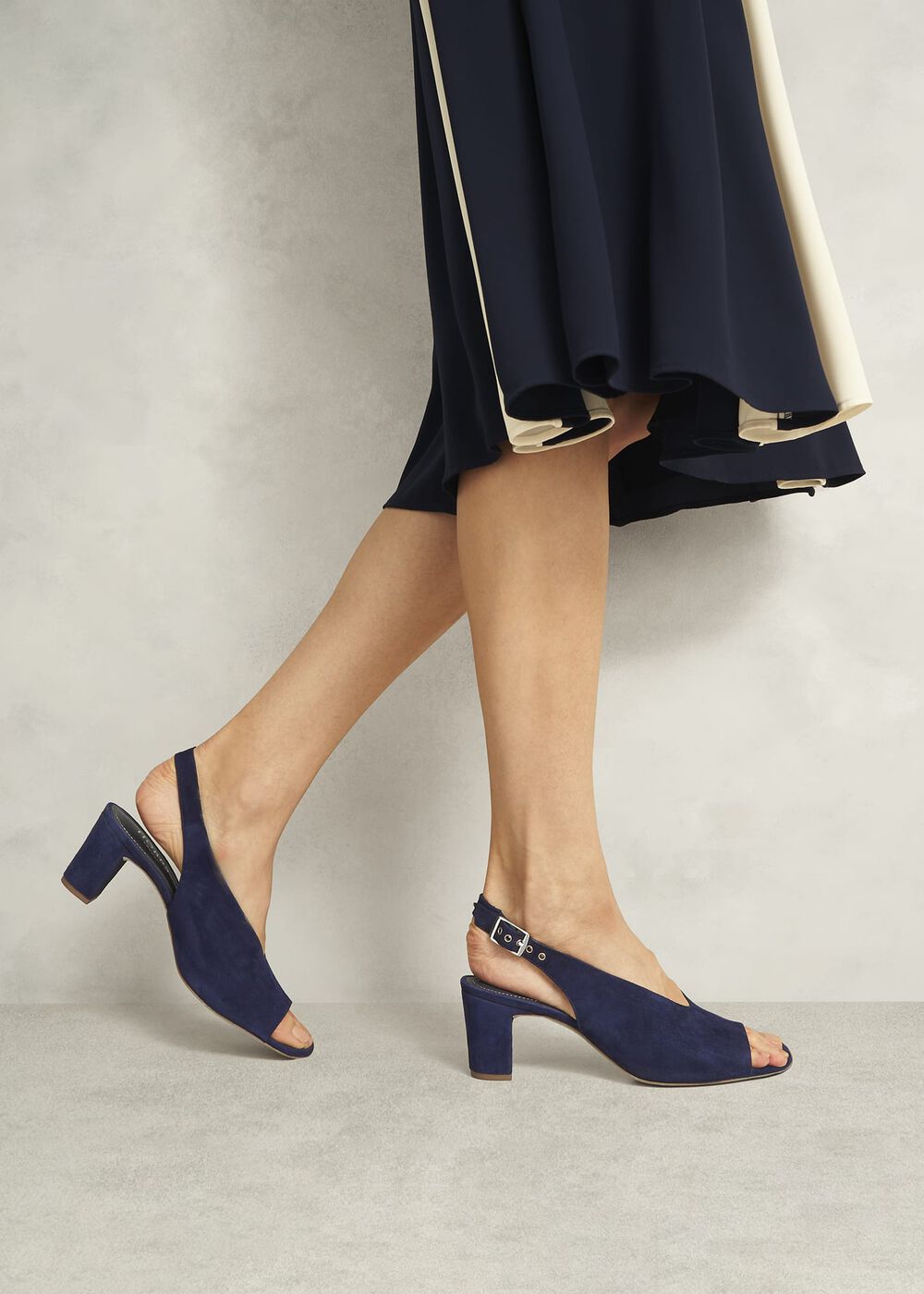 Kali Suede Sandal, Midnight Navy, hi-res