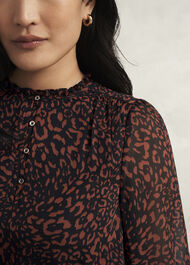 Monikah Dress, Black Copper, hi-res