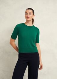 Leanne Jumper With Wool, Agate Green, hi-res