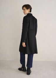 Selina Wool Coat, Black, hi-res
