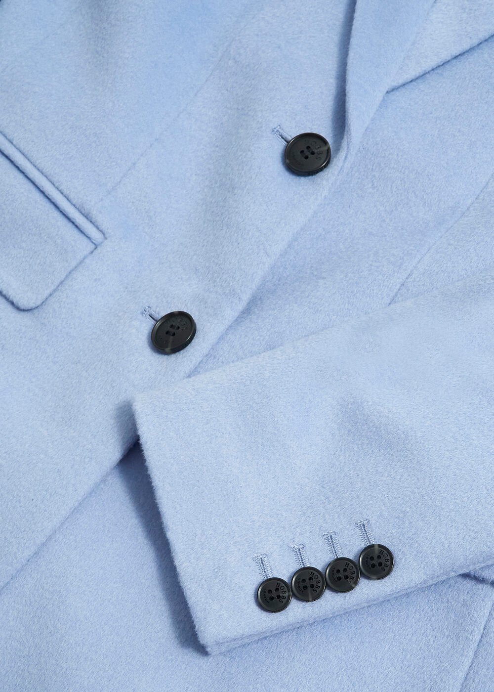 Petite Cavendish Wool Coat, Pale Blue, hi-res