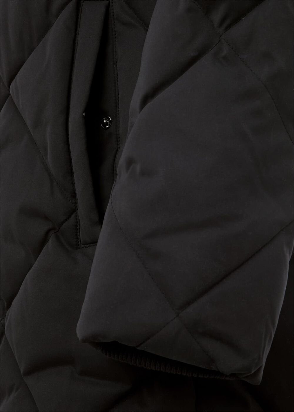 Loren Puffer Jacket With Hood, Washed Black, hi-res