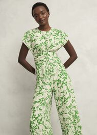 Cressida Jumpsuit, Cream Green, hi-res