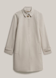 Petite Vivienne Shower Resistant Trench Coat, Buff Grey, hi-res