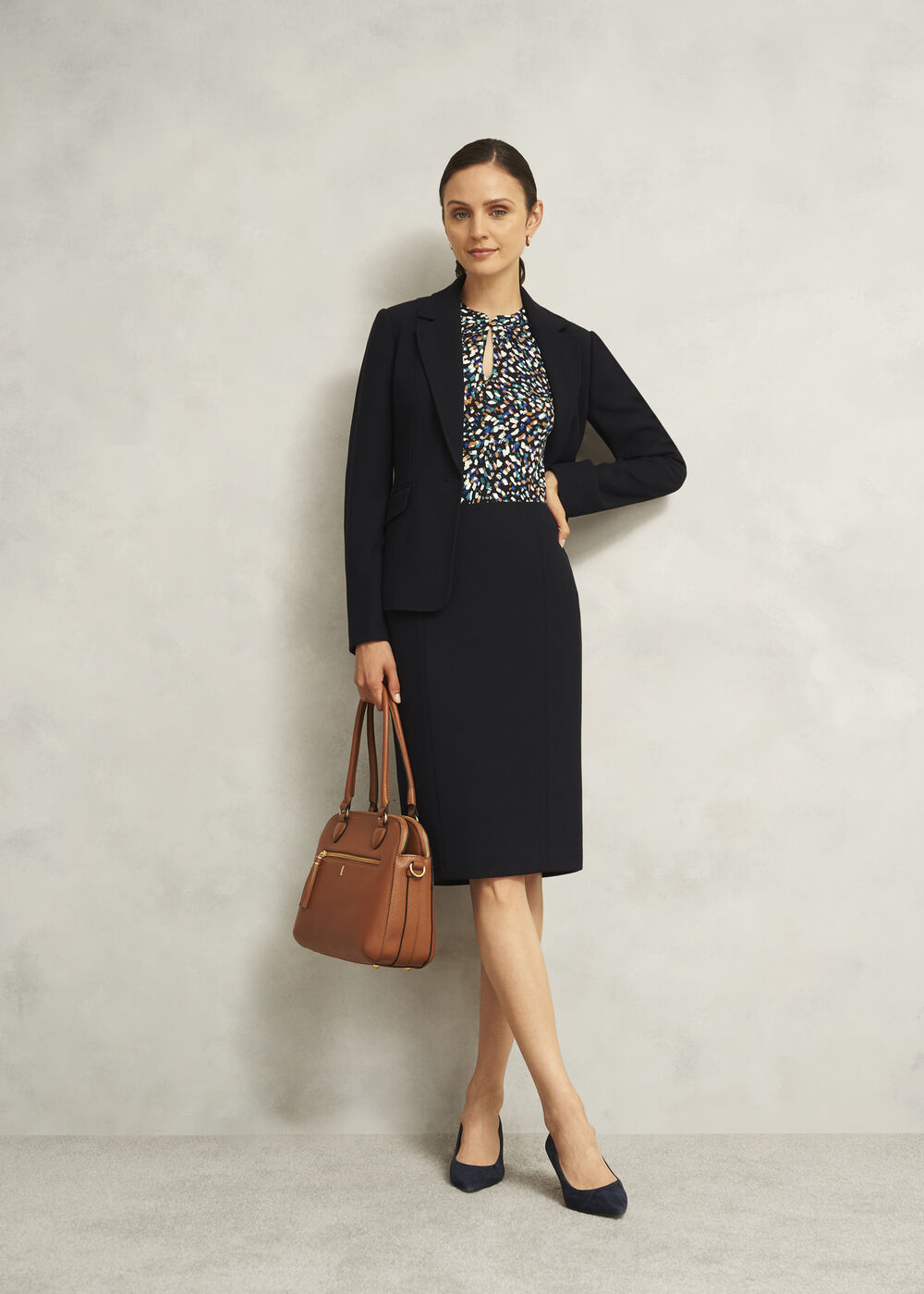 Petite Ivy Jacket, Navy, hi-res