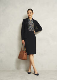 Petite Ivy Jacket, Navy, hi-res