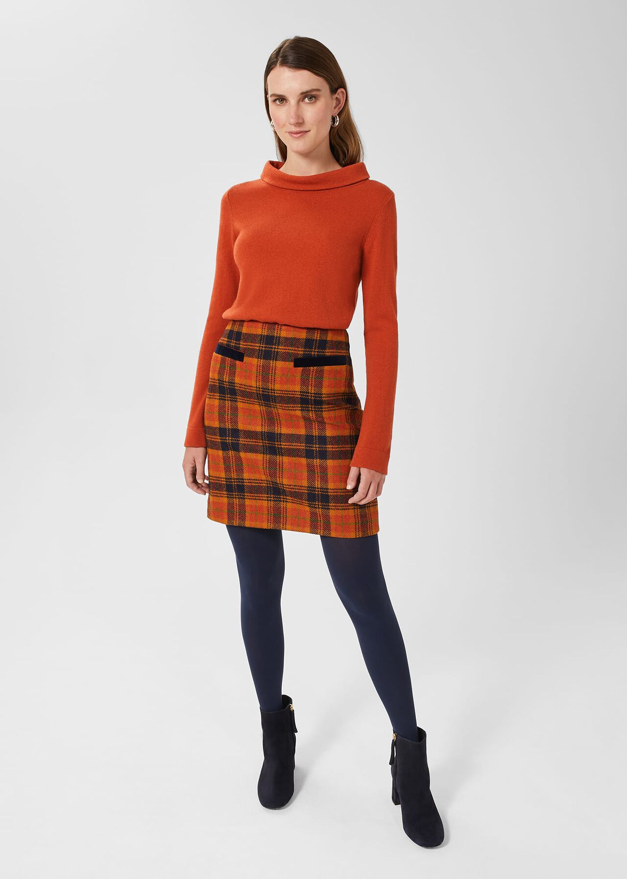 Ruthie Wool Skirt | Hobbs UK